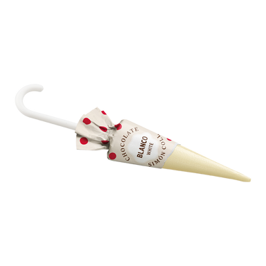 Dáždniky z bielej čokolády