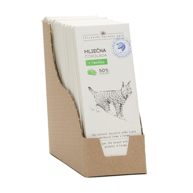 Rys Mliečna čokoláda 50% s limetkou