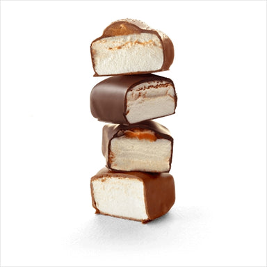 Marshmallows v mliečnej čokoláde so slaným karamelom