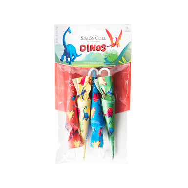 Čokoládový dáždnik Dino (4 ks)