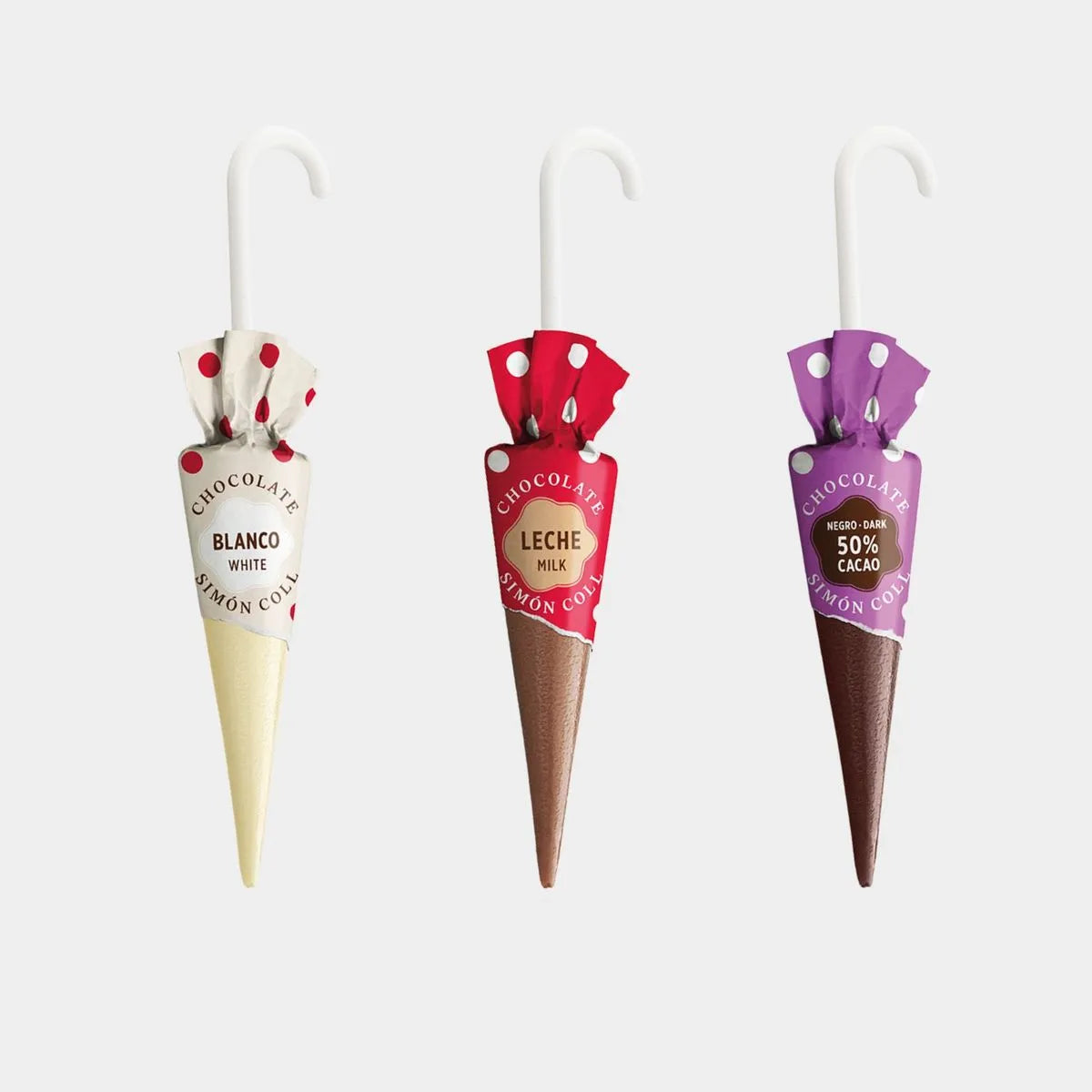 Mix dáždnikov 3 druhy čokolád (32 ks)