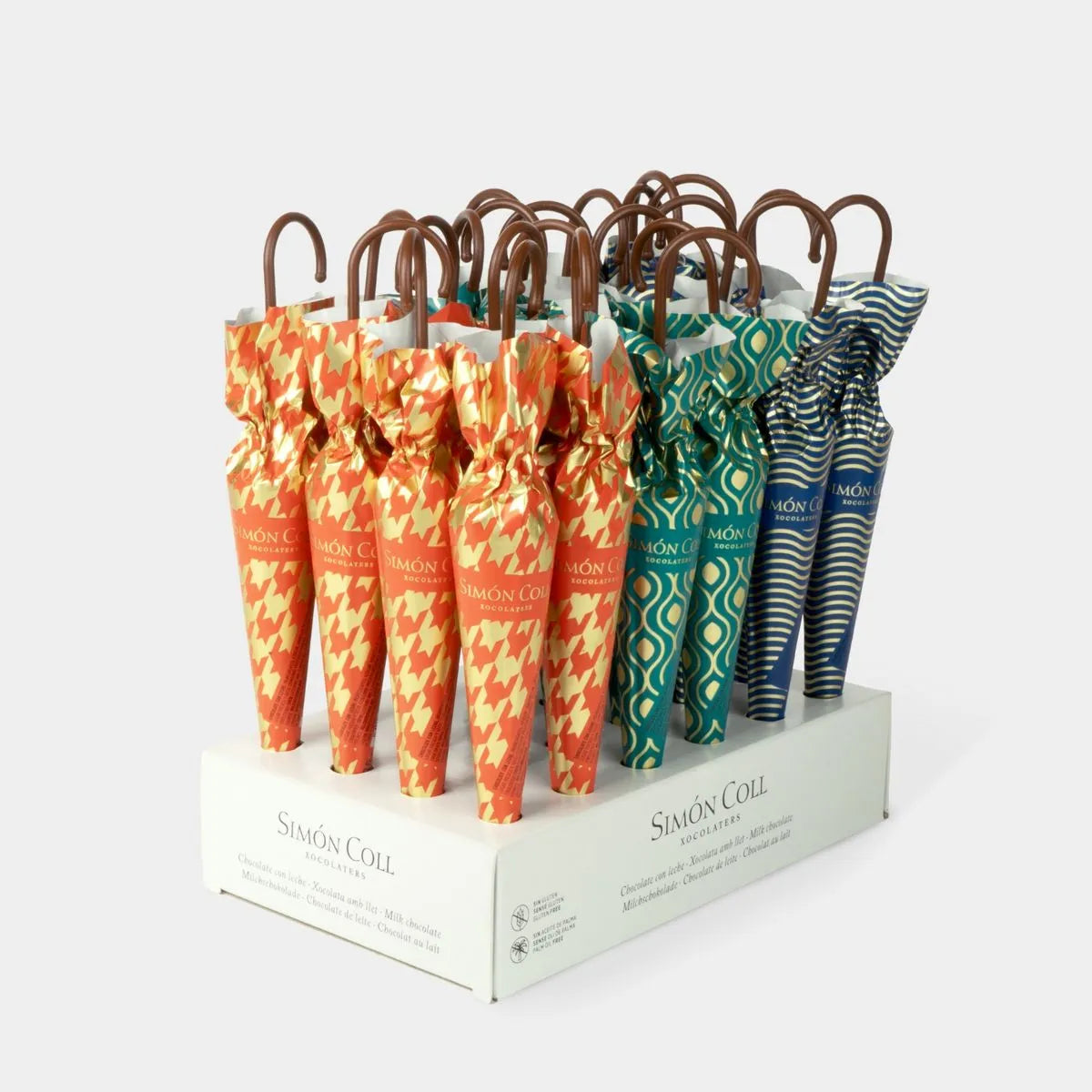 Arty dáždnik z mliečnej čokolády