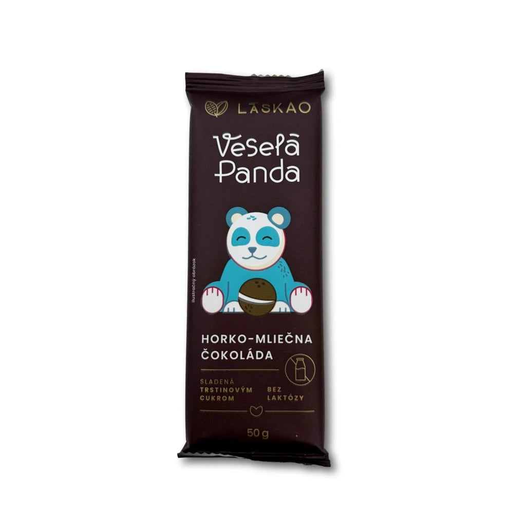 Veselá panda Horko Mliečna čokoláda